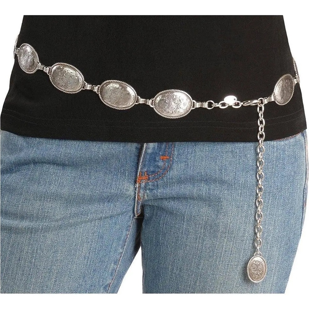 Tony Lama Women's Nicole Concho Link Belt